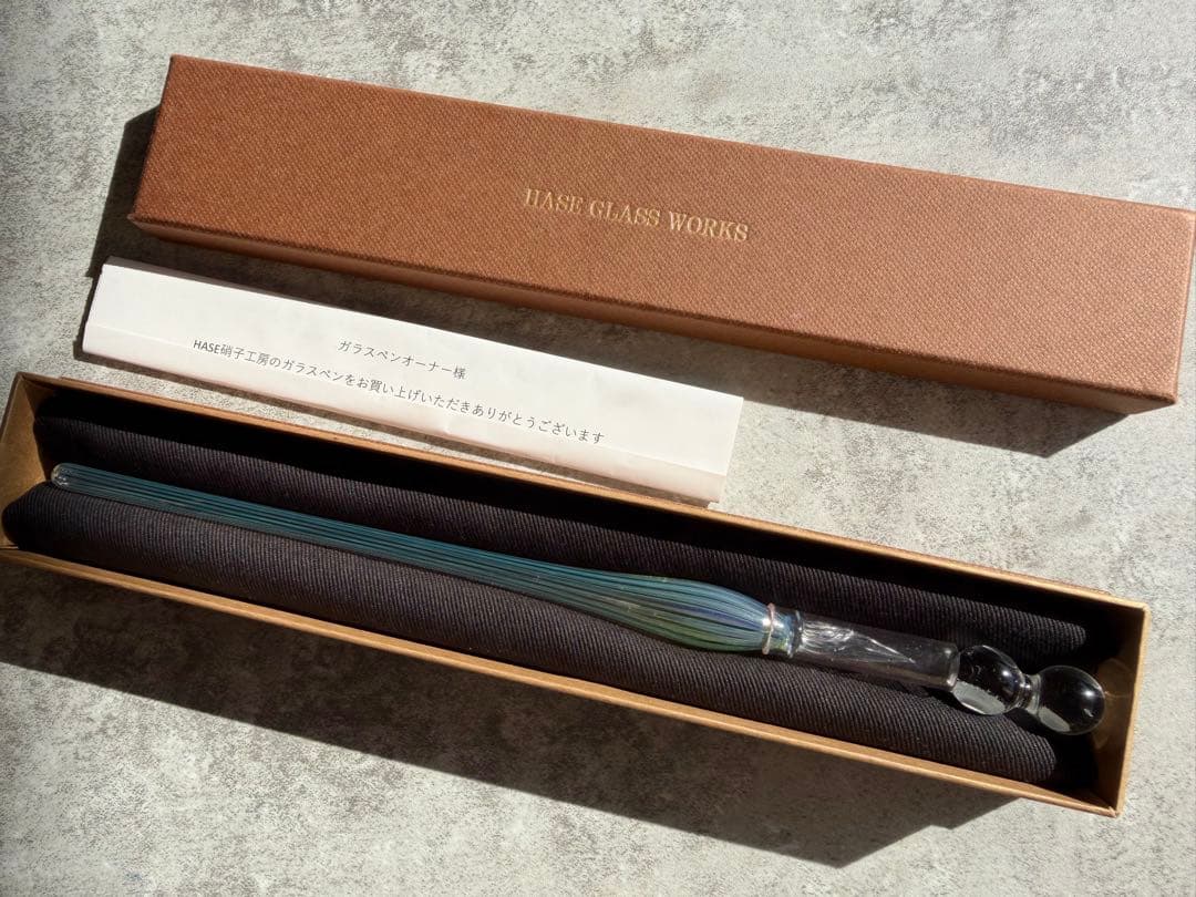 HASE硝子工房　ガラスペン 彗星