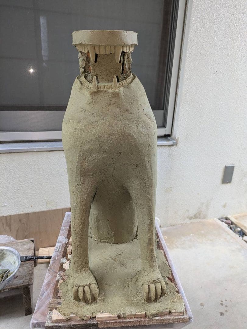 漆喰シーサー　1体