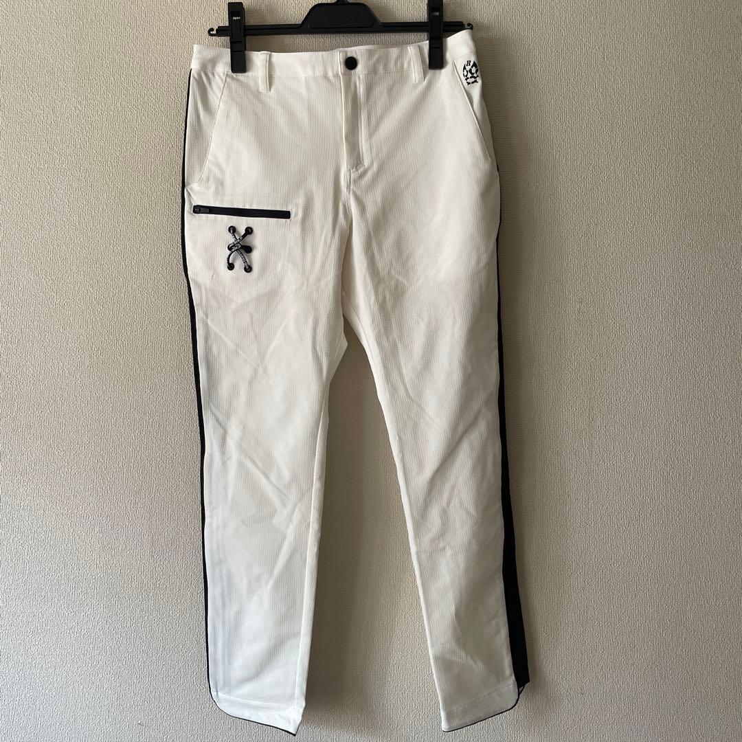 ラッセルノRusseluno ゴルフパンツ　白×黒　サイズ1 新品未使用