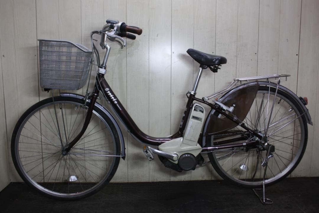 ブリヂストンA22アシスト 大容量リチウムイオン8.1AH 26インチ 3段 茶