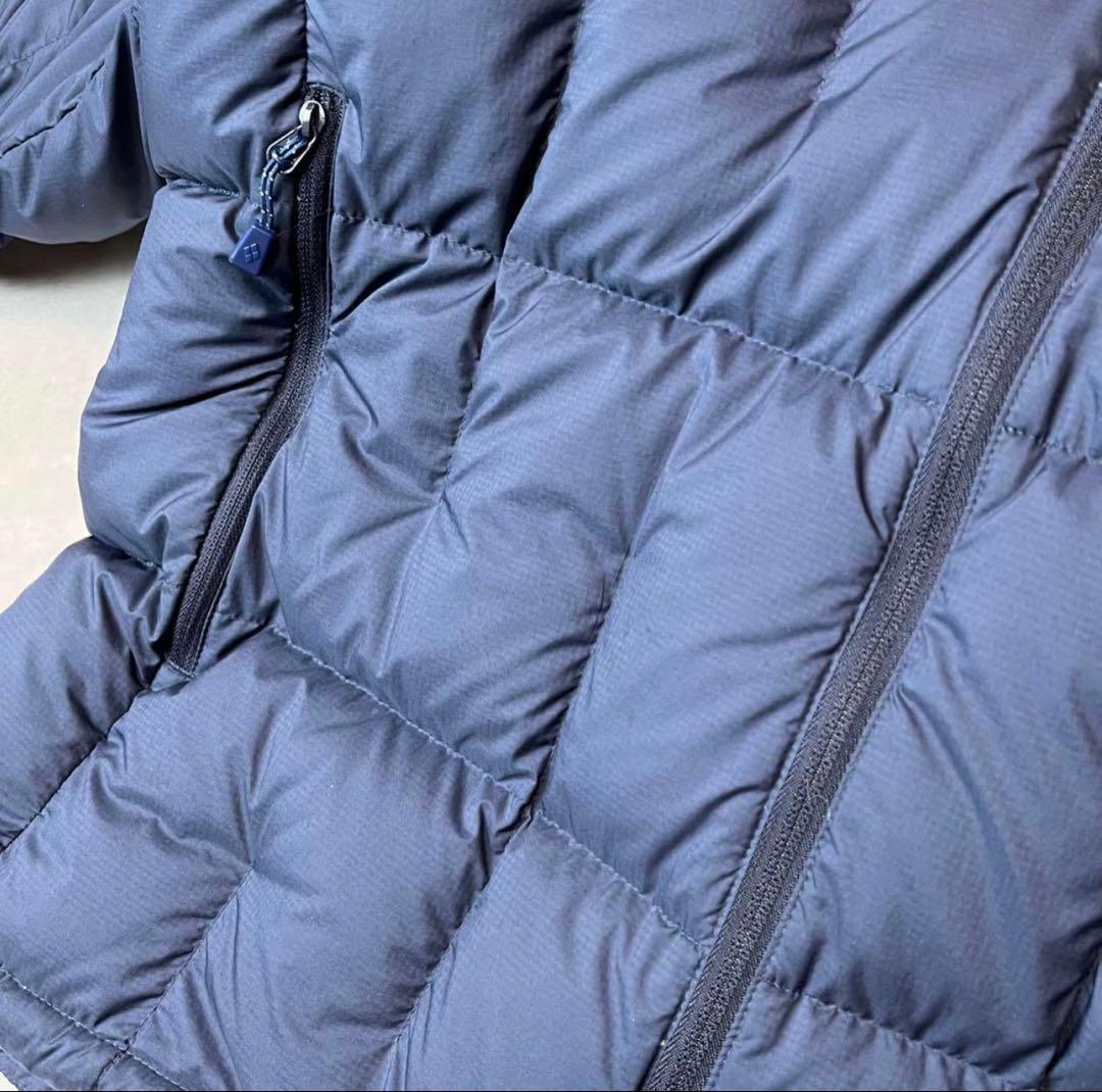 montbell フード付きダウンジャケット ネイビー