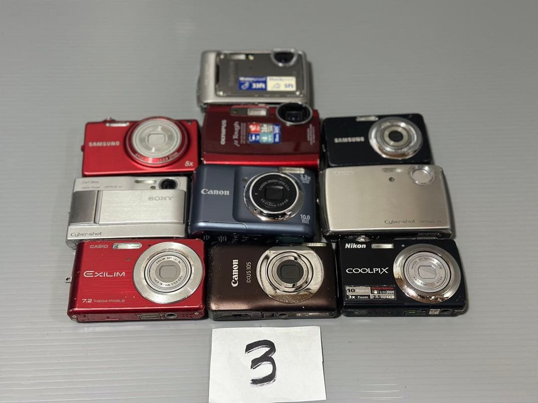 10台 デジカメラ まとめ【動作未確認ジャンク扱】③