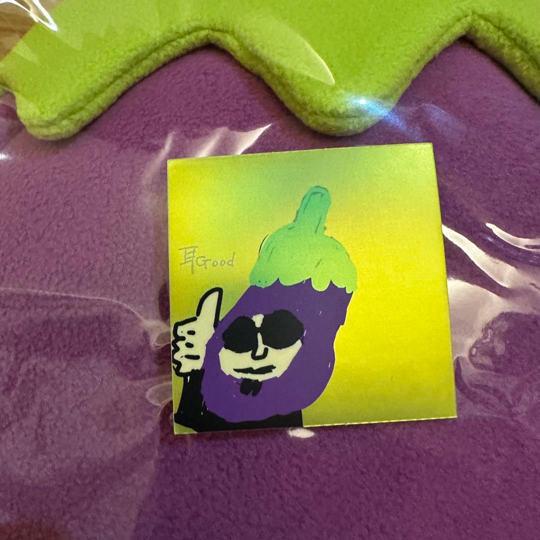 本物のナスビの被り物 天竺鼠 川原 茄子