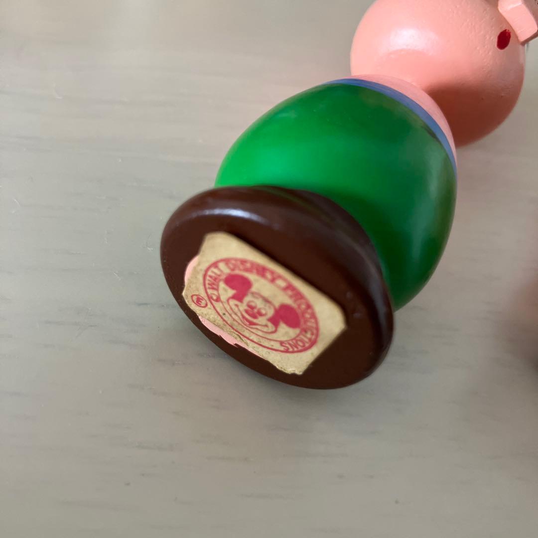 ディズニー　まんがこけし　収納ケース　昭和レトロ　ビンテージ