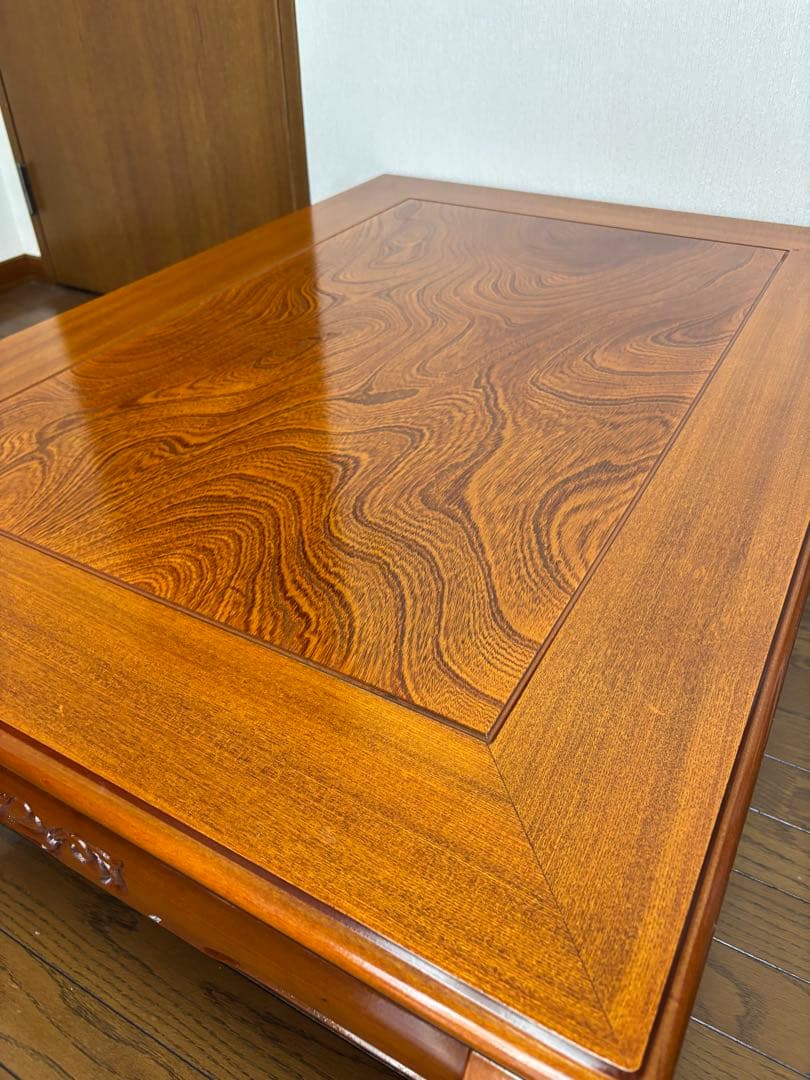 香川県漆器工業協同組合 こたつテーブル 讃岐漆器 木製工芸こたつ