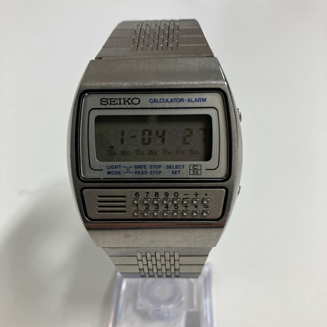 稼働品　SEIKO チェックメイト カリキュレーターアラーム C359-5000