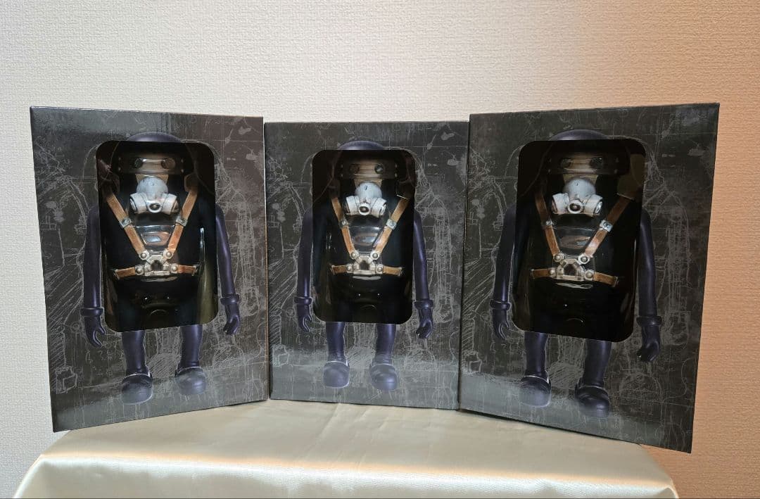 JUNK HEAD ジャンクヘッド 1/1 ソフビフィギュア 3バカ　3体セット