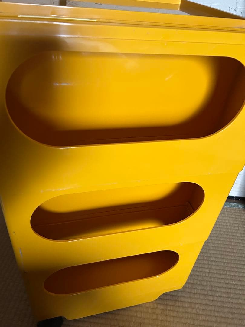 B-LINE　ボビーワゴン　3段3トレイ　イエロー