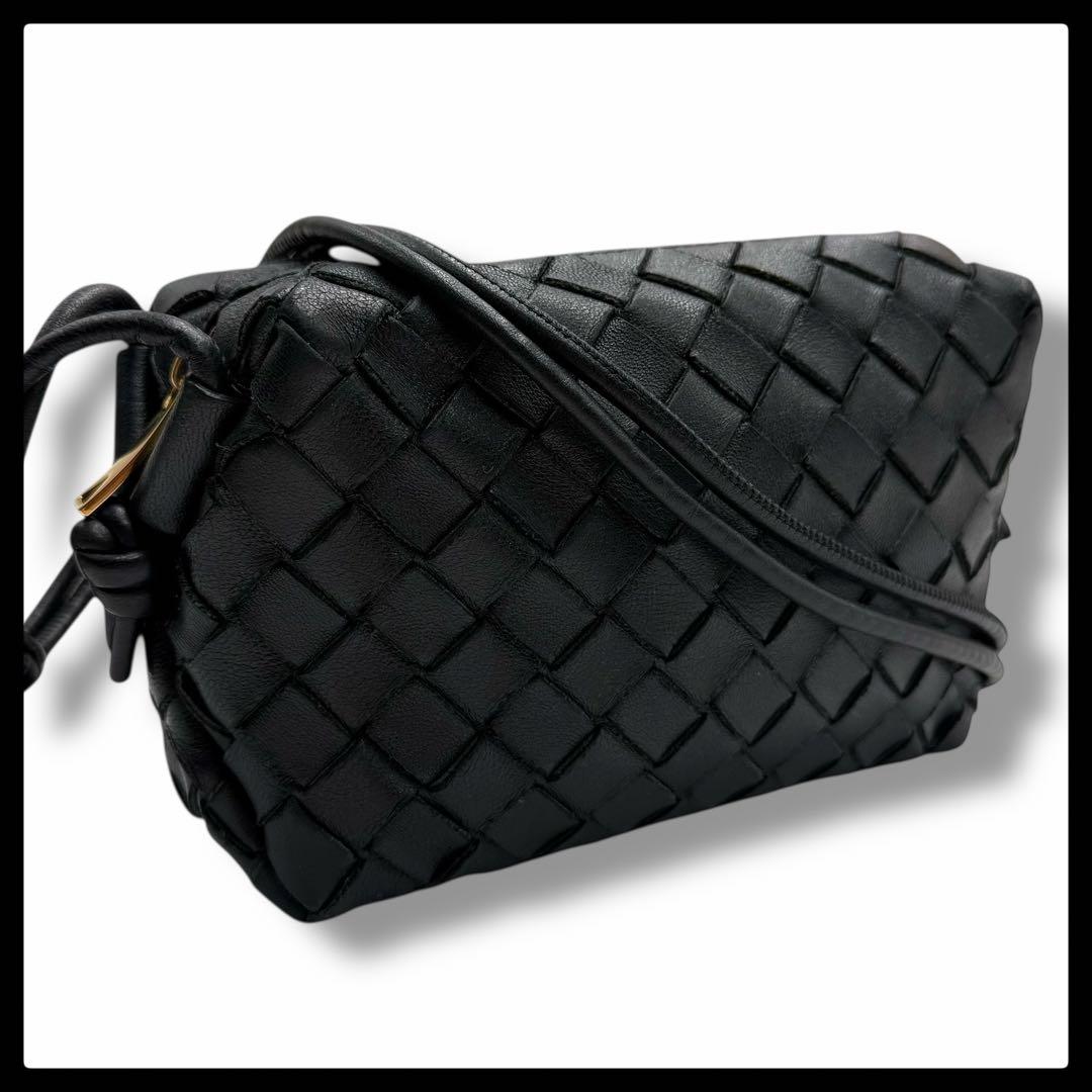 6164 美品 ボッテガヴェネタ ミニループ イントレチャート ショルダーバッグ