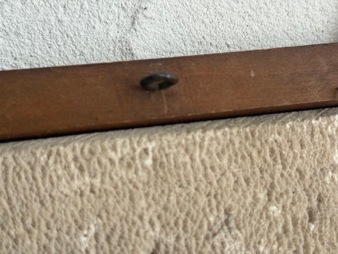 フランスアンティーク　鍾乳石のレリーフ　木彫りのフレーム