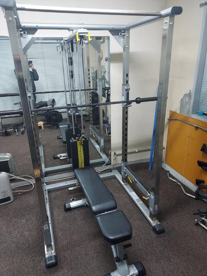 【値下げ】タフスタッフ、パワーラック、インクラインベンチ台、オリンピックバーなど