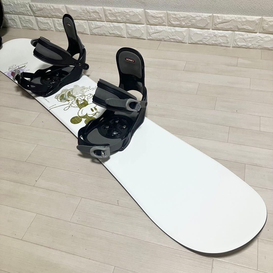 バック付/Hart&Disneyハートディズニーミニーマウス スノーボード138