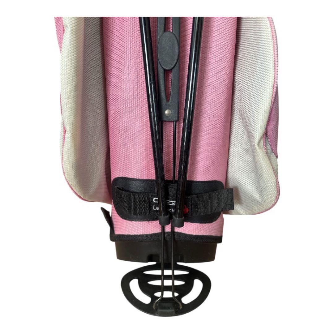 パーリーゲイツ スタンド キャディ バッグ ピンク 軽量 7分割