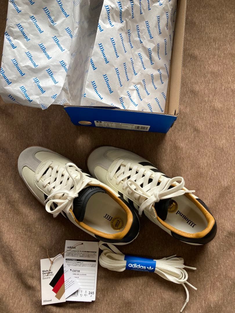 シューズ JJJJound adidasSambaOGOffWhiteCore Black