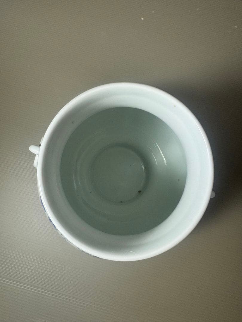 2075 香蘭社　色絵花草　花瓶　時代物