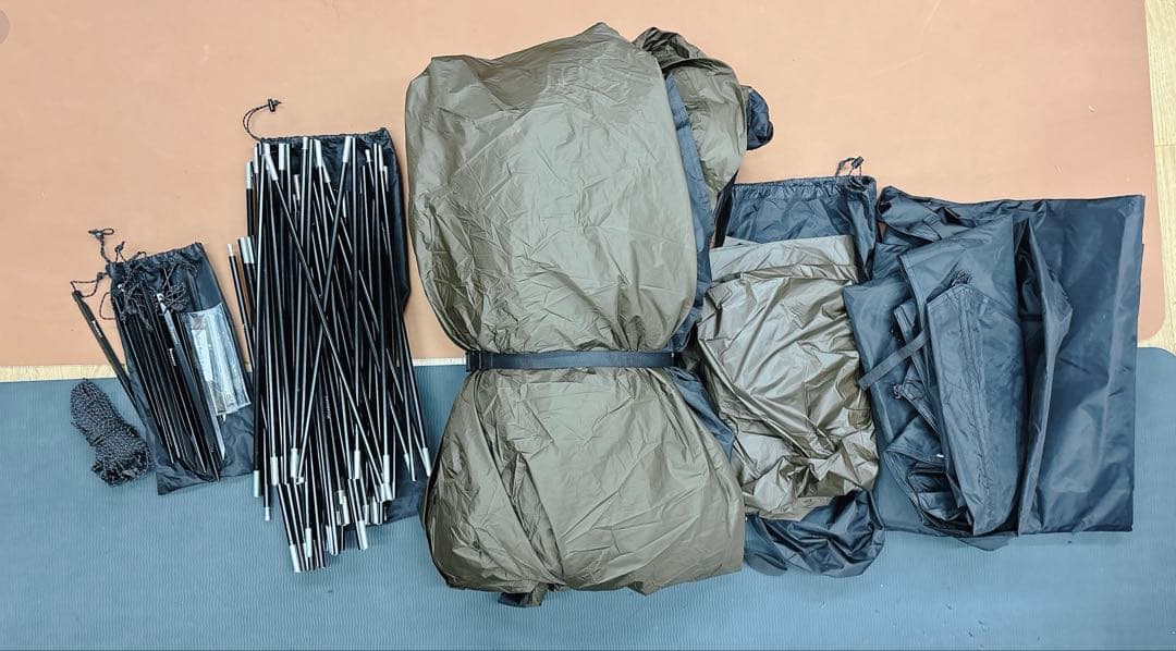 TOMOUNT シェルターテント 20Dシリコンナイロン PU3000mm