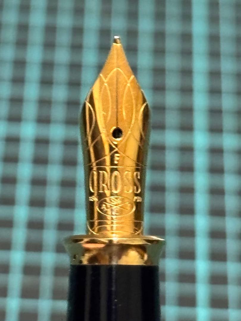 CROSS 万年筆 18k タウンゼントブラックラッカー （未使用）