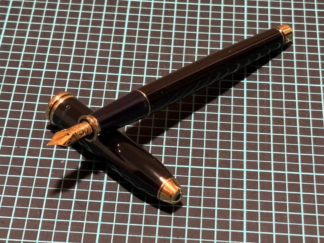 CROSS 万年筆 18k タウンゼントブラックラッカー （未使用）