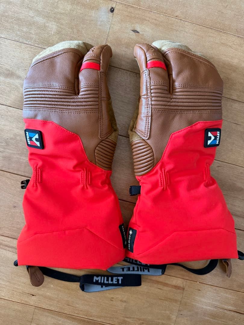MILLET ミレー スキー グローブ 手袋 レザー 登山 プリマロフト