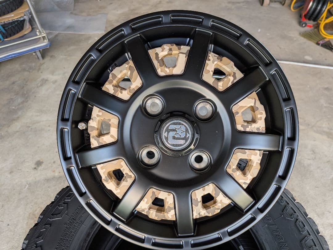 5K　1/2 新品RIVAIアルミGEOLANDAR KT 145/80R