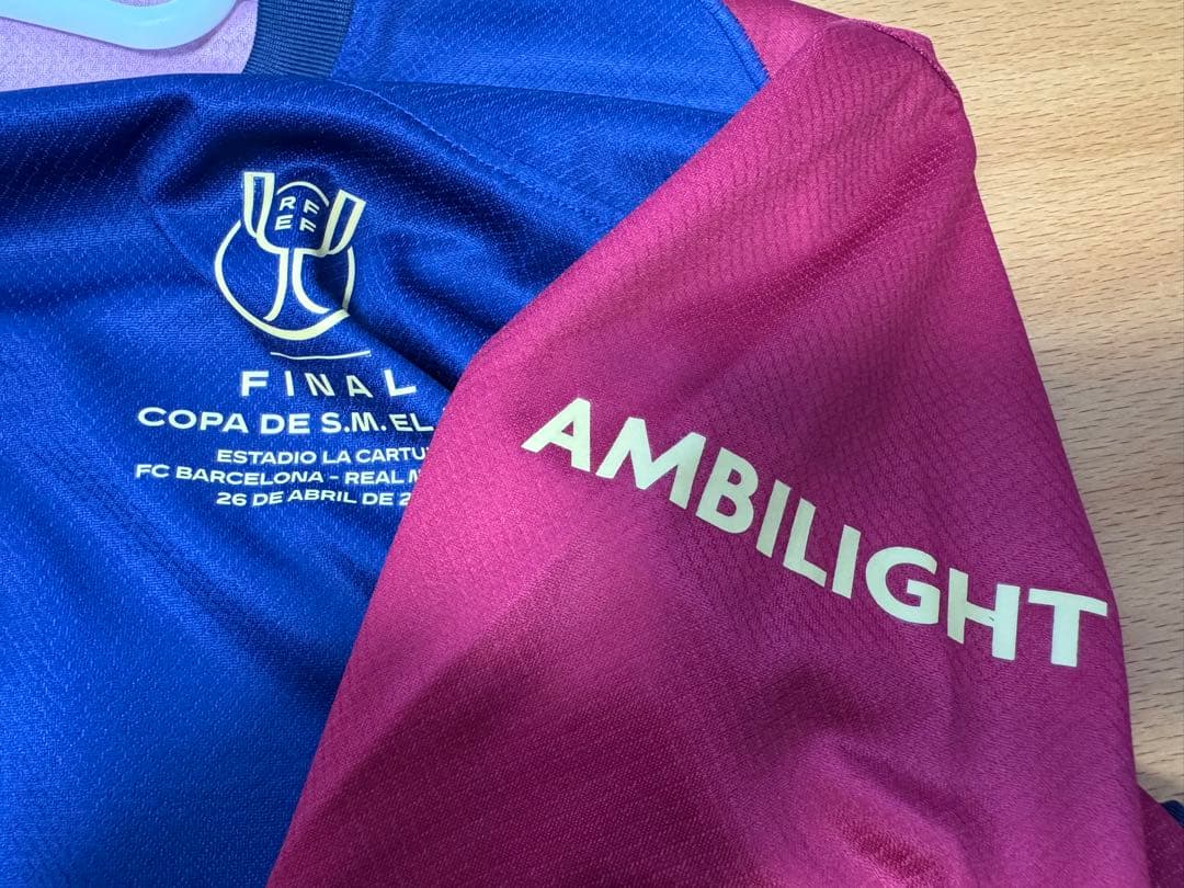 FCバルセロナ 24-25 コパデルレイ決勝仕様KOUNDE 23 インポートL