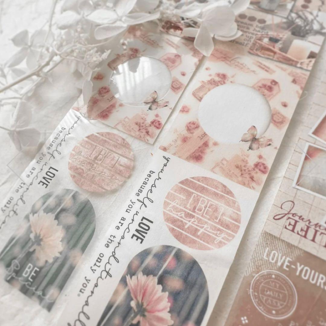 Journal pages 海外マスキングテープ　マステ 【1869】