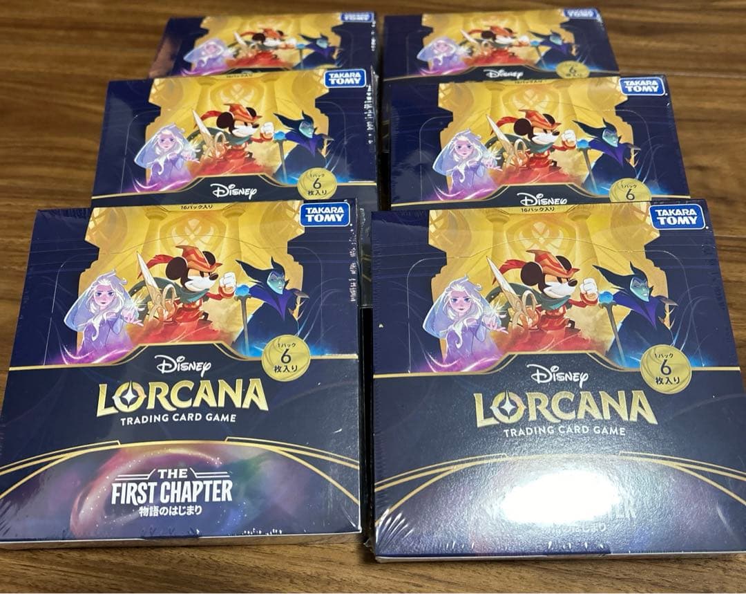 ディズニー ロルカナ 6box/シュリンク付き