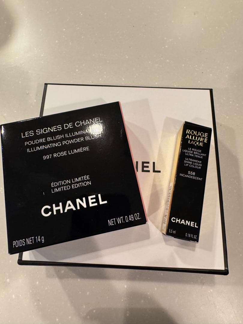 CHANEL 限定版 ブラッシュ & リキッドルージュセット