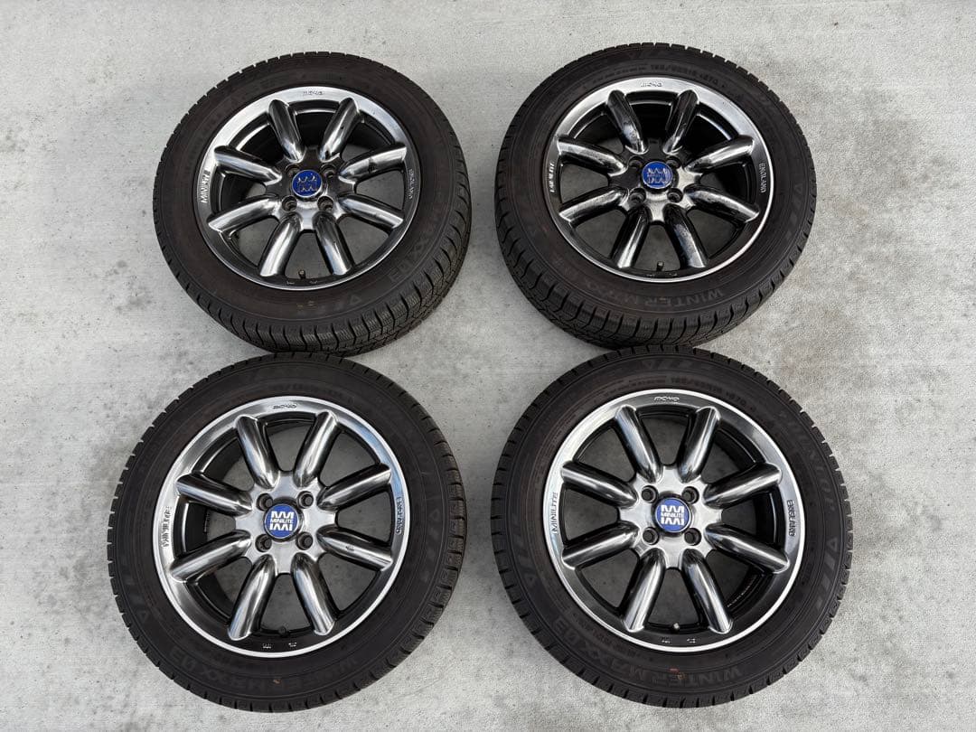 MINILITE ミニライト 16インチ 4本セット　スタッドレスタイヤ付