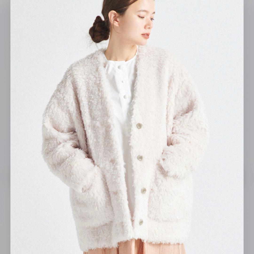 ヨリ　yori プードルショートコート　アイボリー　38