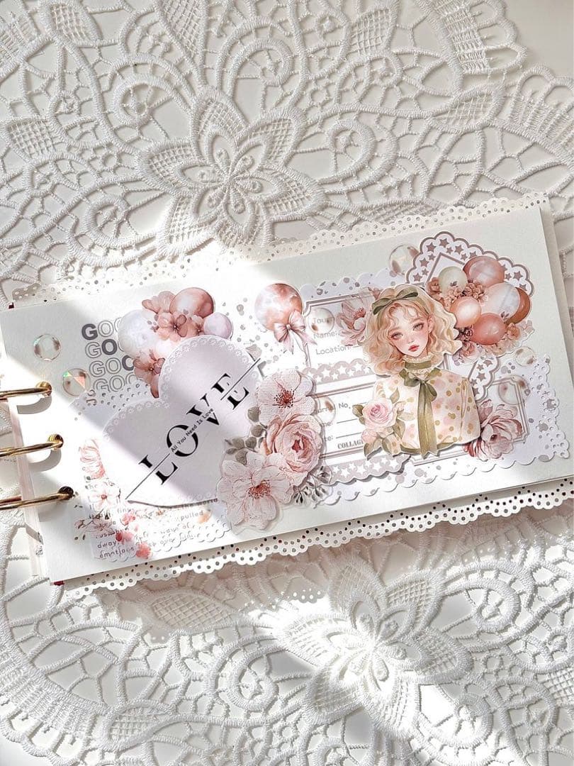 コラージュ素材　紙もの　素材紙　【2301】