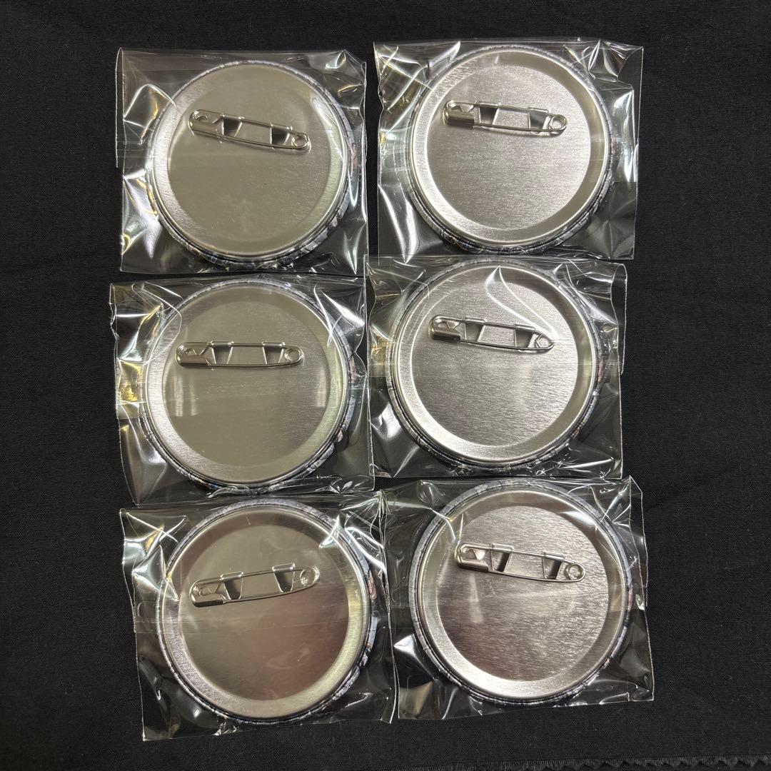 刀剣乱舞 山鳥毛 缶バッジ 6点セット