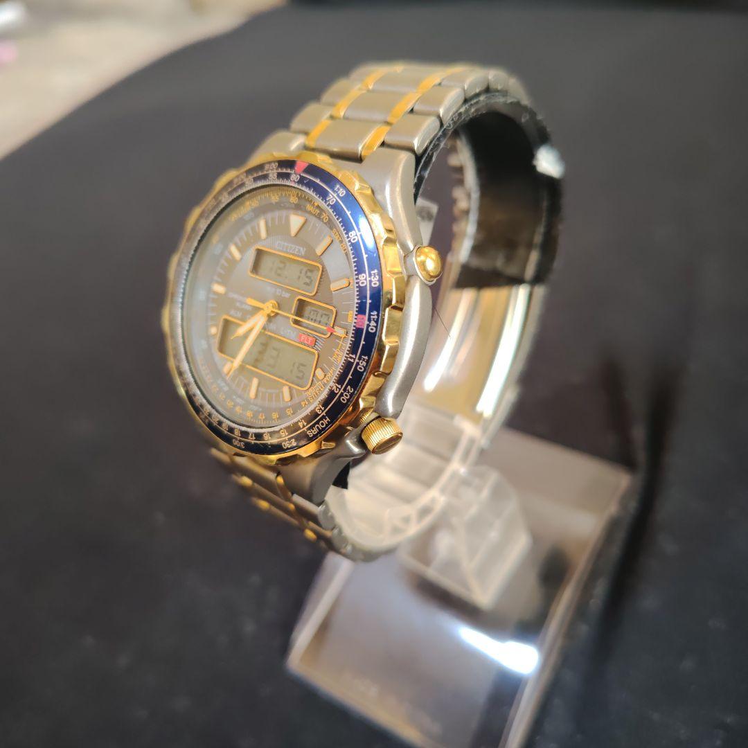 CITIZEN　PROMASTER　SKY 初代　チタニウム　c162 稼働品