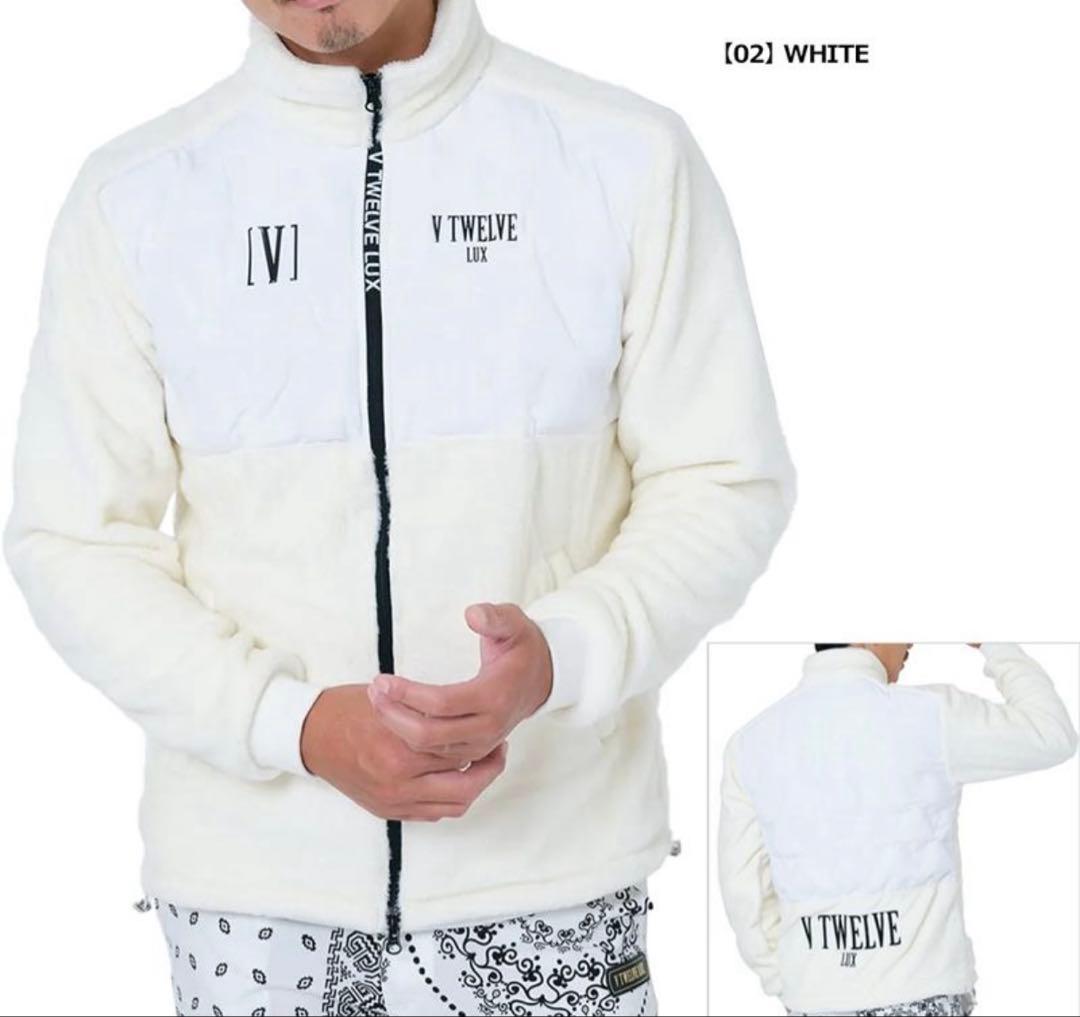 新品正規品【V12/size L】フリース　ハイブリッド　キルティングアウター