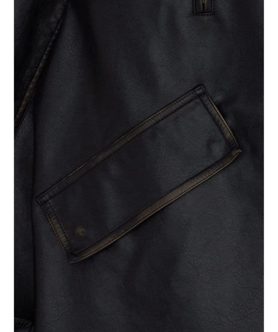 Ameri　USED LIKE SYNTHETIC LEATHER JACKET