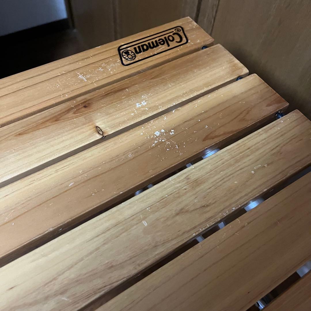 コールマン ナチュラルウッドロールテーブル