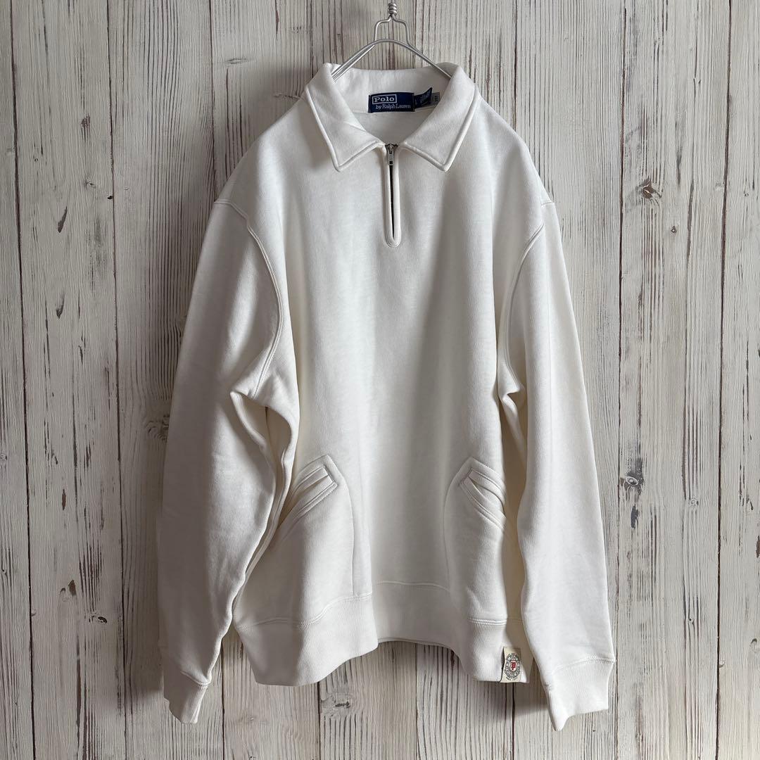 未使用メンズPOLO RALPH LAURENクォータージップアップシャツ