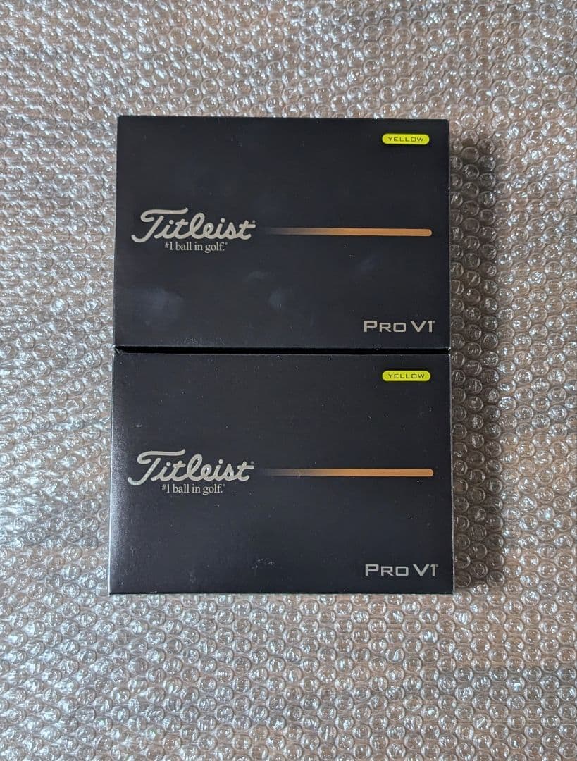 新品 タイトリスト PRO V1 イエロー 2025年モデル 2ダース