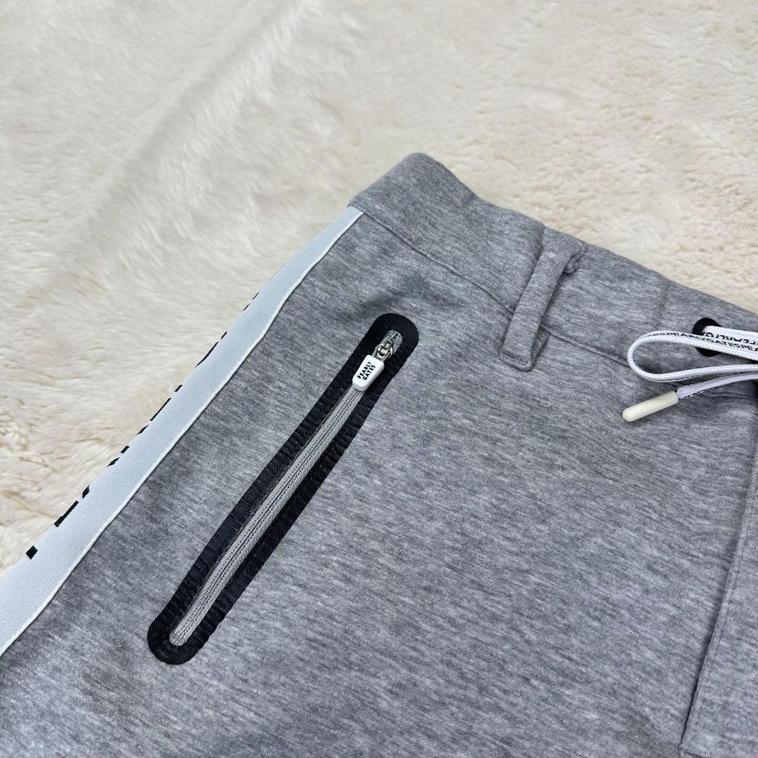 ✨美品✨パーリーゲイツ ロゴテープ スカート グレー 0 スウェット ストレッチ