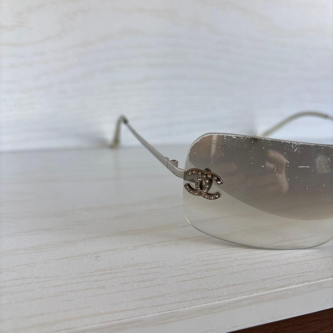 CHANEL サングラス　リムレス　4017-D ココマーク