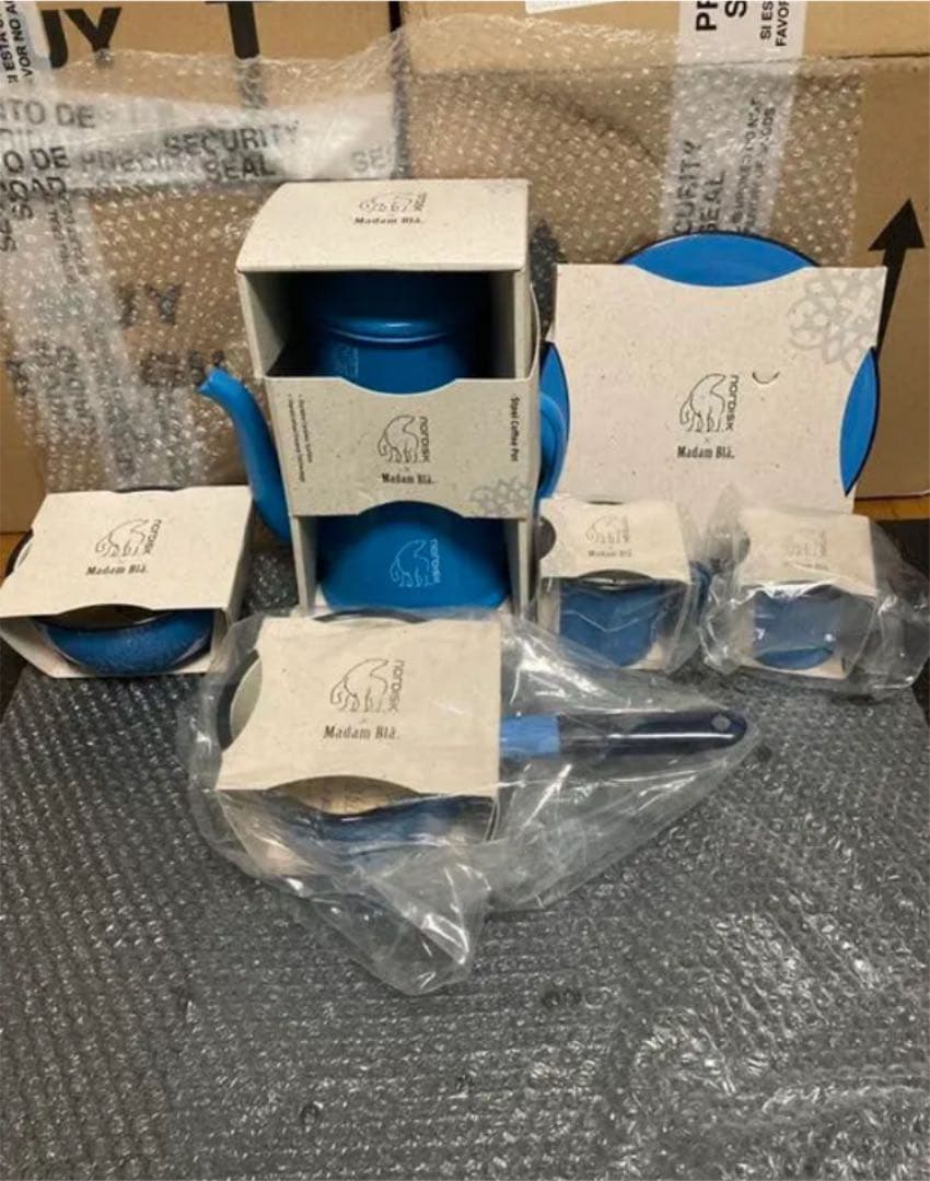 ノルディスク　Nordisk Madam Bla スカイブルー　6点セット