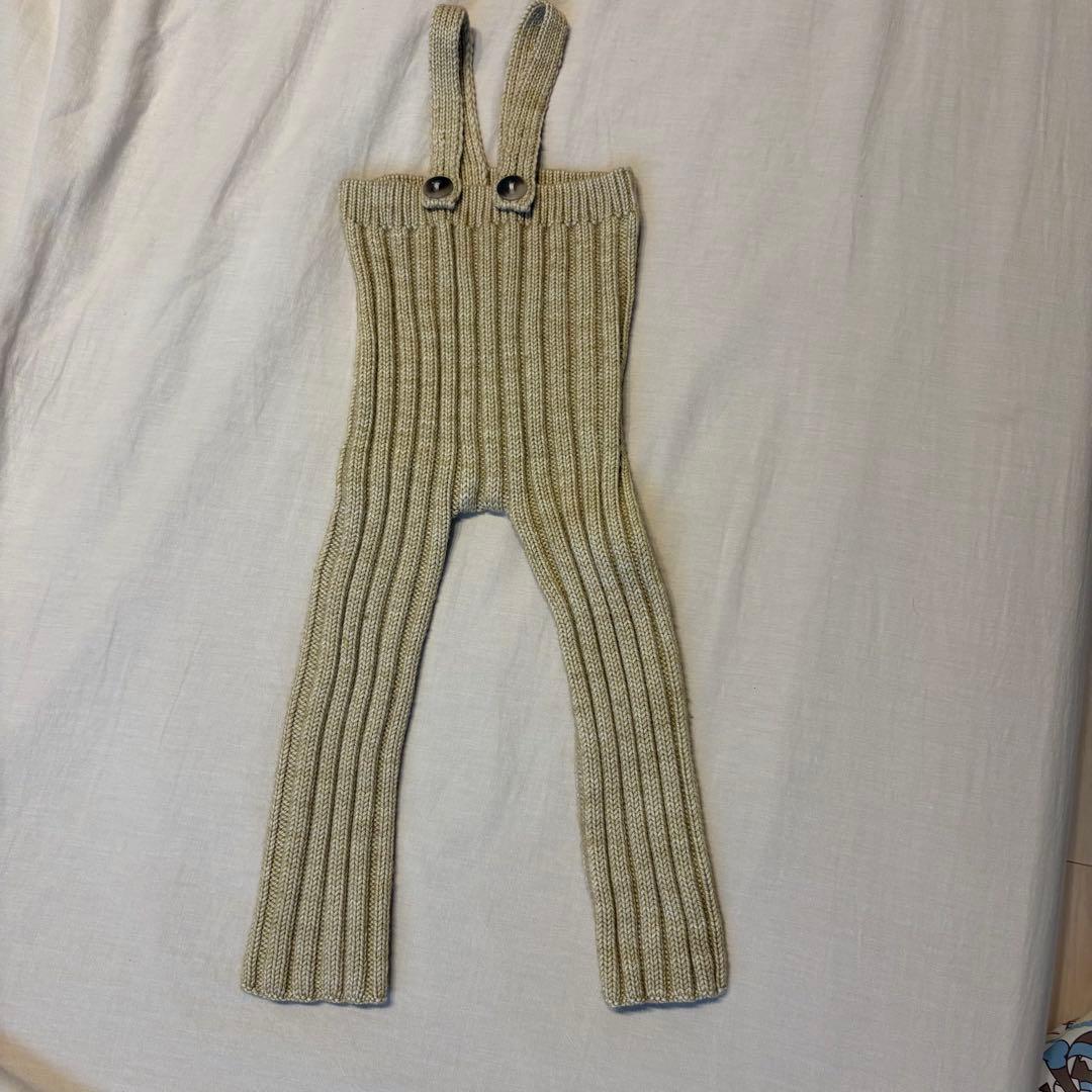 ボトムス 12-18 misha&puff rib longies alabaster