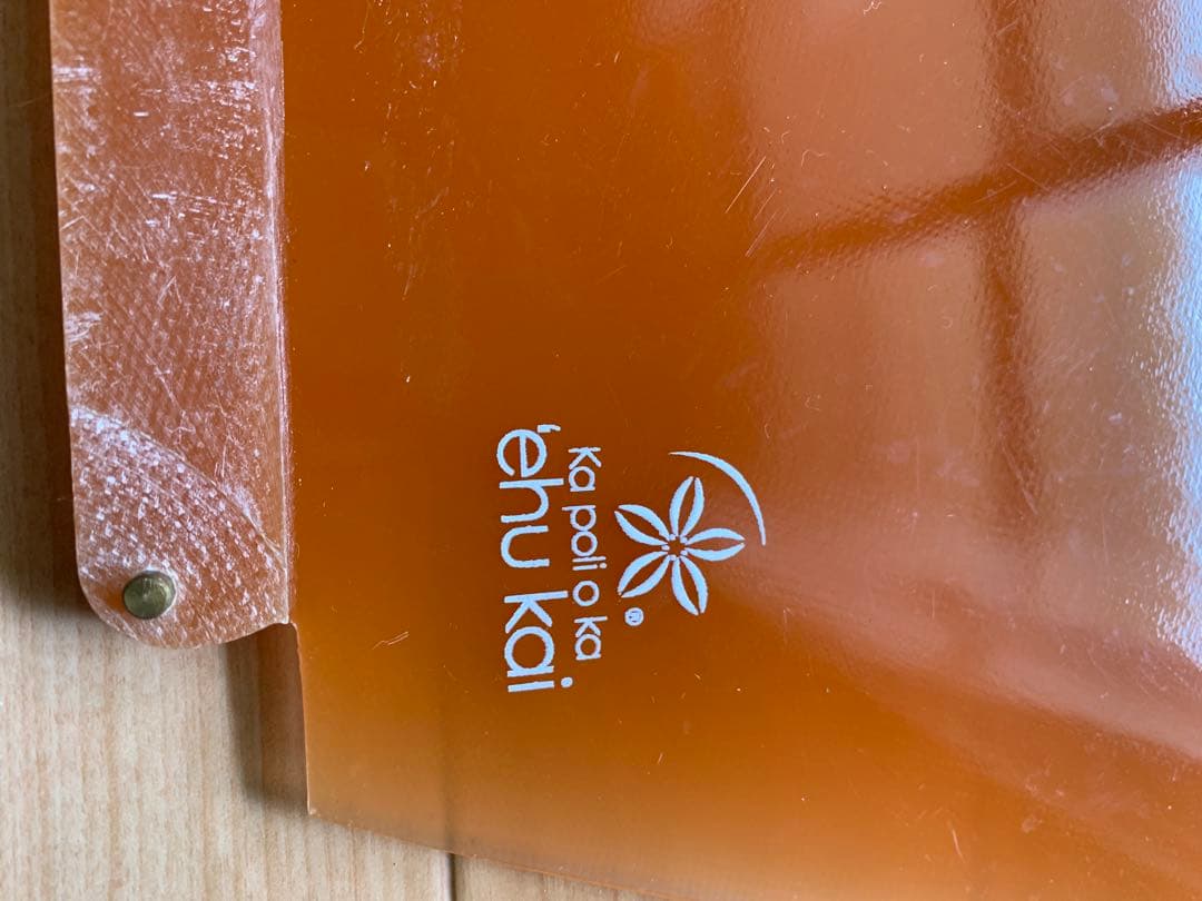 ēhu kai サーフボード　Dフィン Ka poi o ka オレンジ