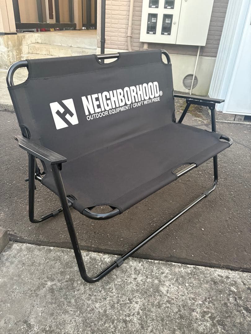 剛*様 NEIGHBORHOOD アウトドアベンチ ブラック