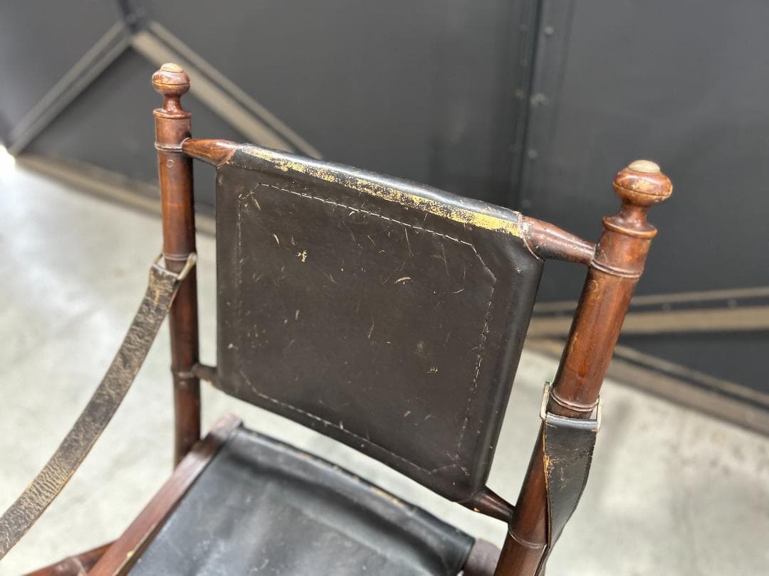 Vintage Folding Chair / フォールディングチェア｜レザー