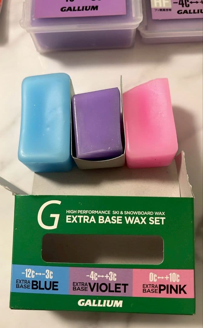 GALLIUM ワックスセット＋ワックス2個　エッジシャープナー付き