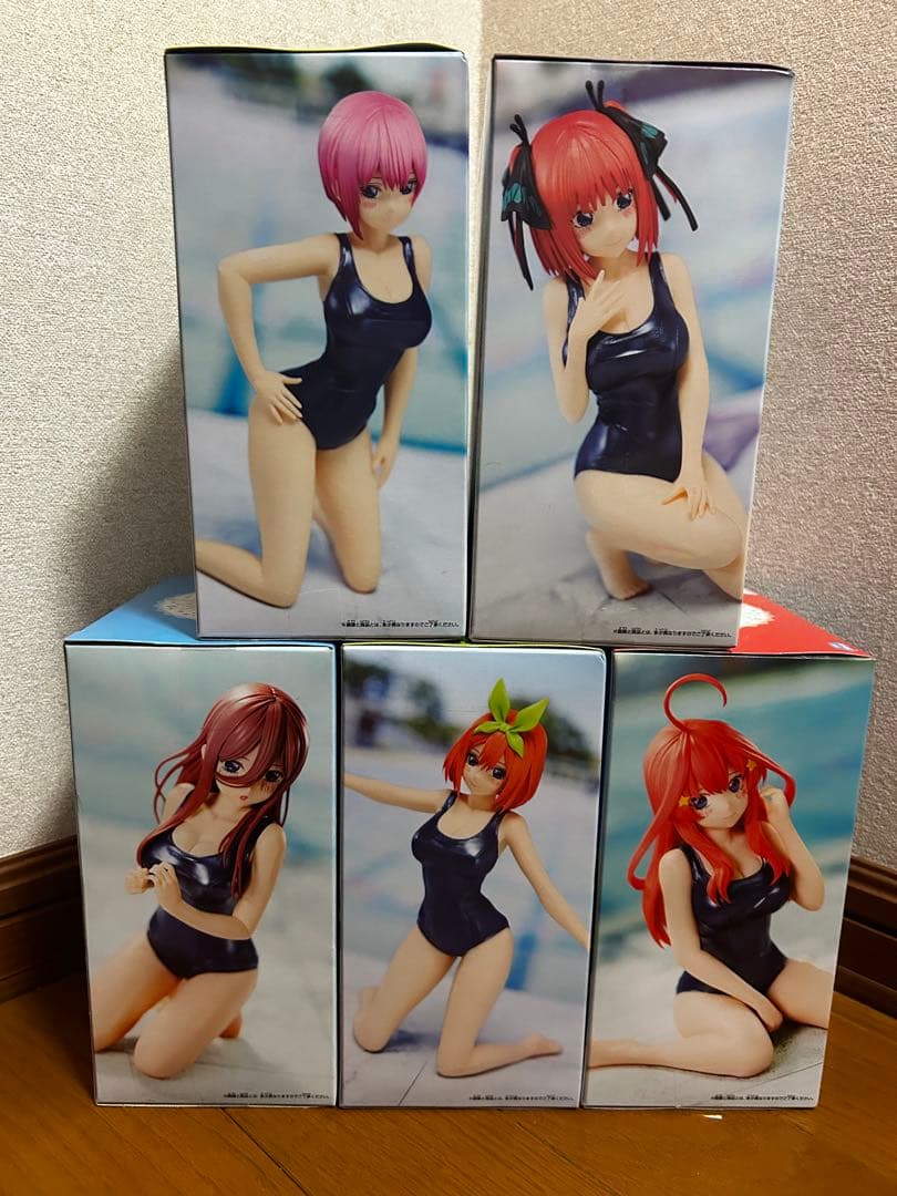 五等分の花嫁 中野家フィギュアセット(水着)