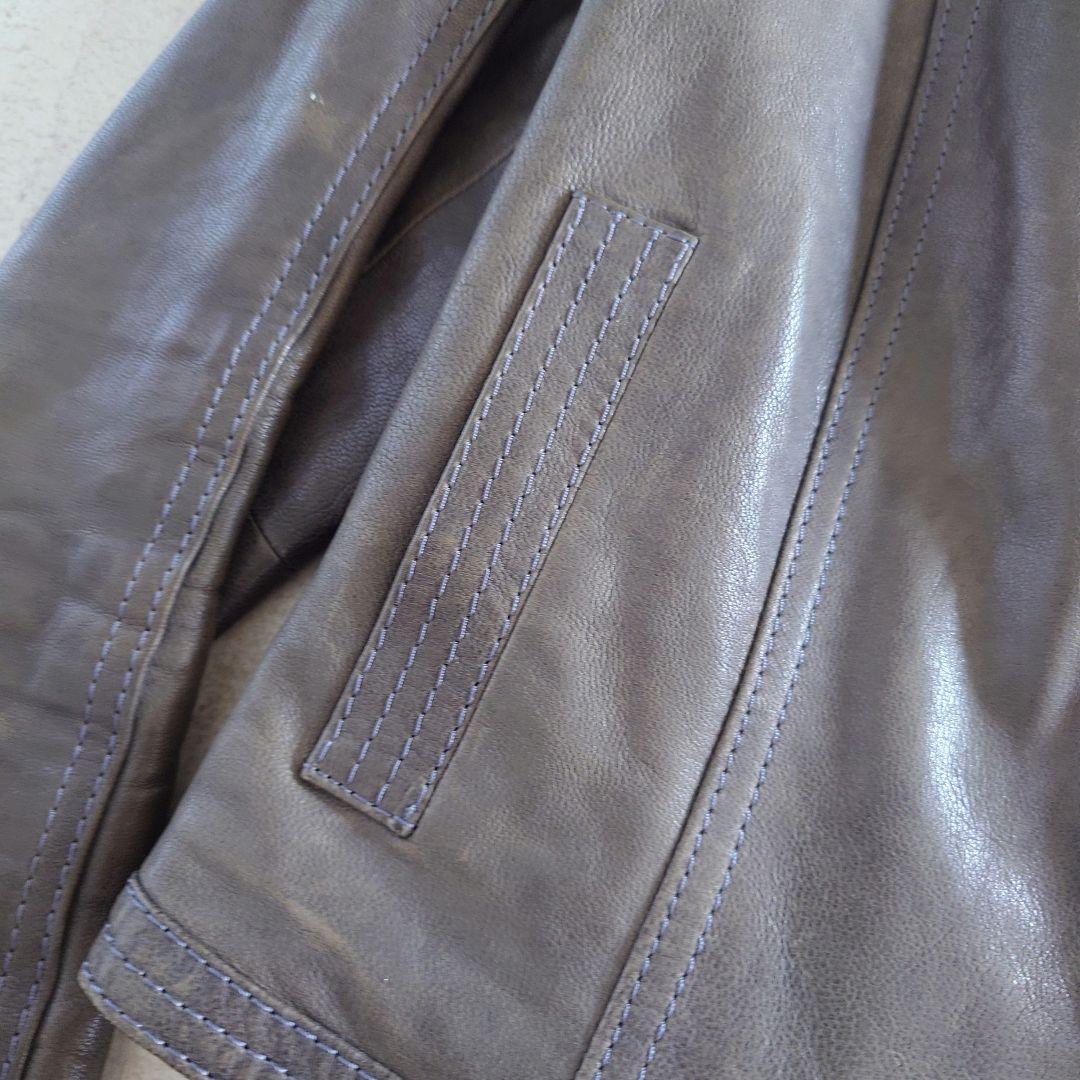 TOMORROWLAND　トゥモローランド　レディース　レザー　ライダース　38