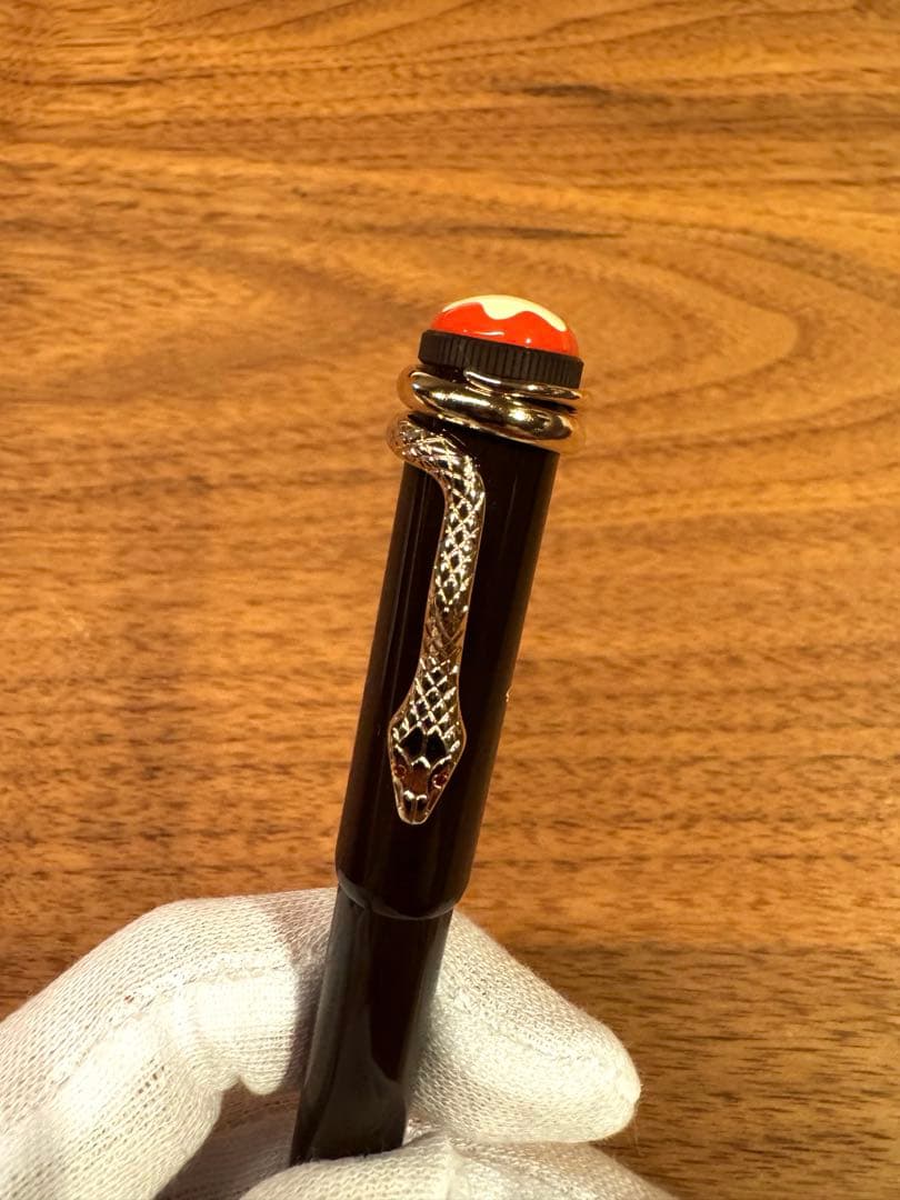 【モンブラン】 ヘリテイジ コレクション ルージュ&ノワール ボールペン 茶