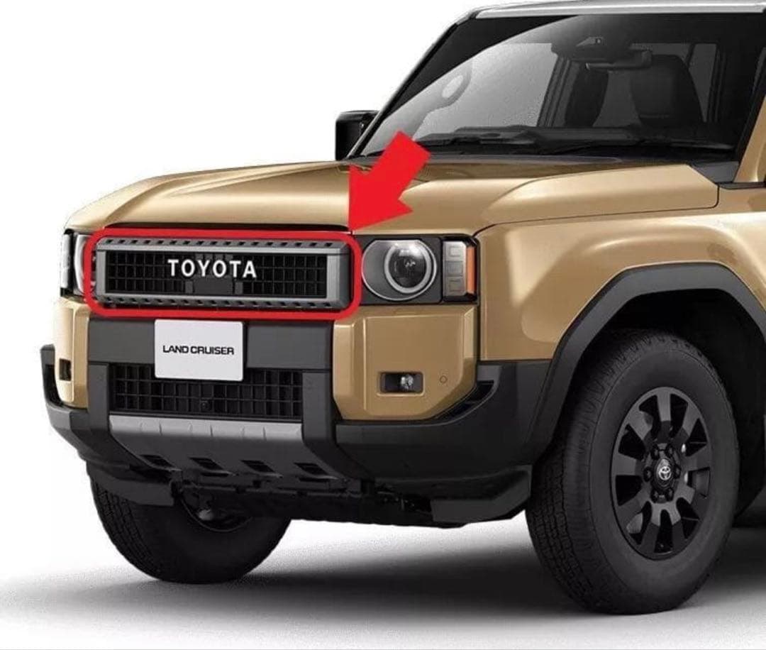 トヨタ　ランドクルーザー250 VX純正パーツ　ラジエーターグリル